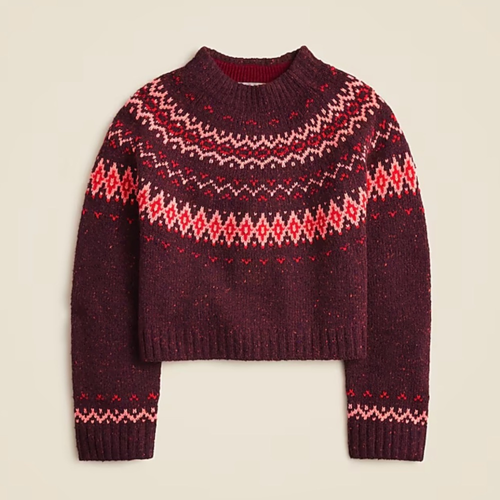 J. Crew Fair lsle sweater size XS